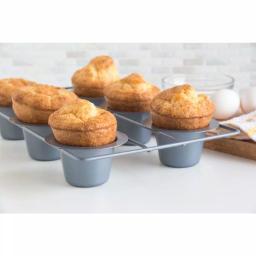 Fox Run Popover Pan Set of 6, Non-Stick Heavy Gauge Carbon Steel Bakeware thumbnail 5