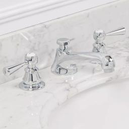 Water Creation Century Classic 8 in. Widespread Bathroom Faucet, Triple Plated Chrome with Pop-Up Drain thumbnail 2