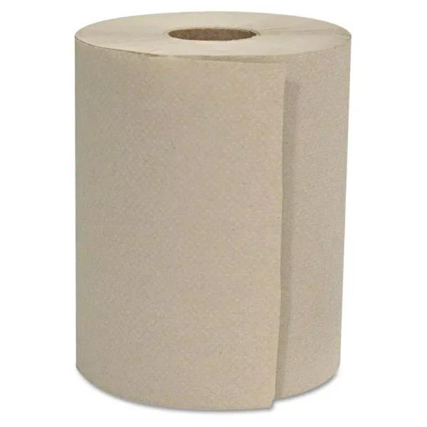 GEN Hardwound Roll Towels 1-Ply Natural 8 in. x 800 ft (6 Rolls per Carton)