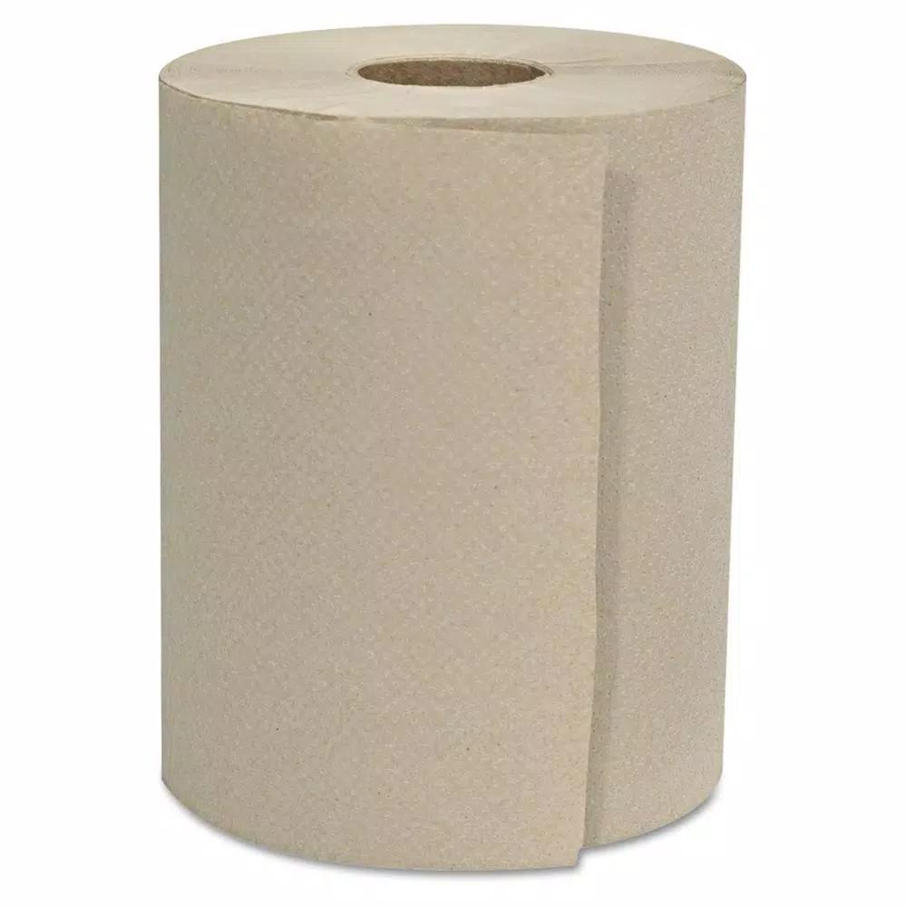 GEN Hardwound Roll Towels 1-Ply Natural 8 in. x 800 ft (6 Rolls per Carton)