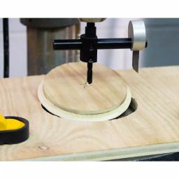 MIBRO Adjustable Circle Hole Cutter, 1 in. to 6 in. Diameter, for Wood, Plastic and Soft Metals thumbnail 5