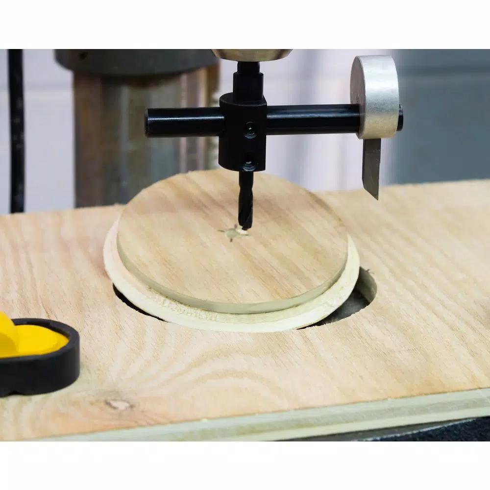 MIBRO Adjustable Circle Hole Cutter, 1 in. to 6 in. Diameter, for Wood, Plastic and Soft Metals