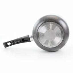 Better Chef 1.5 Qt. Aluminum Nonstick Saucepan with Tempered Glass Lid, Gray thumbnail 2