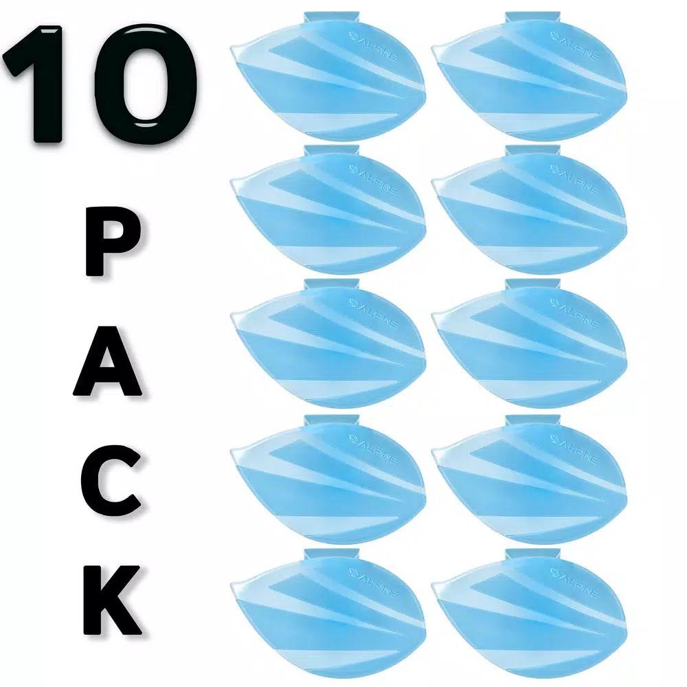 Alpine Industries Blue Ocean Mist Toilet Bowl Air Freshener Clip, 10-Pack