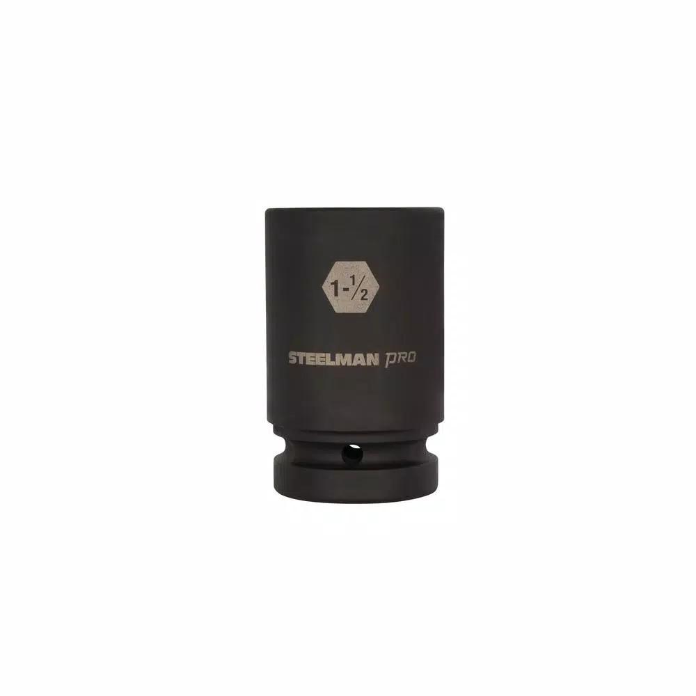 Steelman PRO 79388 1 in. Drive 1-1/2 in. 6-Point Deep Impact Socket