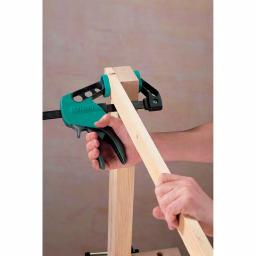 Wolfcraft AccuGrip 12 in. One-Hand Bar Clamp and 20 in. Spreader 2-Pack thumbnail 4