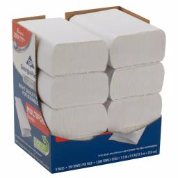 Georgia-Pacific White Premium Multifold Paper Towels, 1-Ply, 250 Count (8-Pack Carton) thumbnail 4