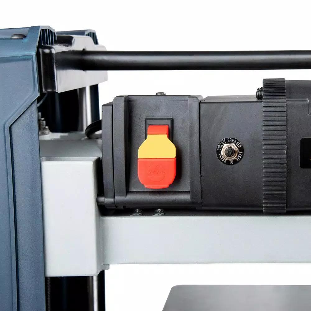POWERTEC 12-1/2 in. 15 Amp 2-Blade Portable Benchtop Thickness Planer