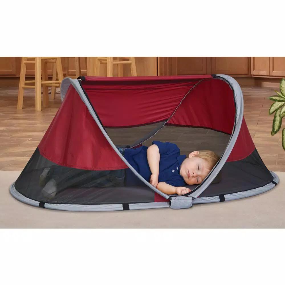 KidCo PeaPod Children's Lightweight Travel Bed - Cardinal