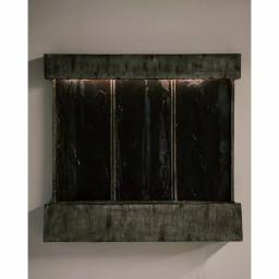 Unbranded XBrand 29 in. Natural Grey Polyresin Wall Fountain with LED Light Belt for Indoor/Outdoor Use thumbnail 6