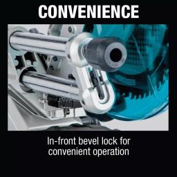 Makita 18V X2 LXT 12 in. Brushless Dual-Bevel Sliding Compound Miter Saw Kit with Bonus 18V LXT Jigsaw thumbnail 11