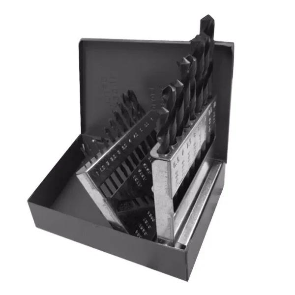 Gyros 19-Piece Premium Industrial Grade Cobalt Metric Twist Drill Bit Set