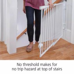 Safety 1st Ready to Install 28 in. Hardware Mounted Child Safety Gate, White thumbnail 10