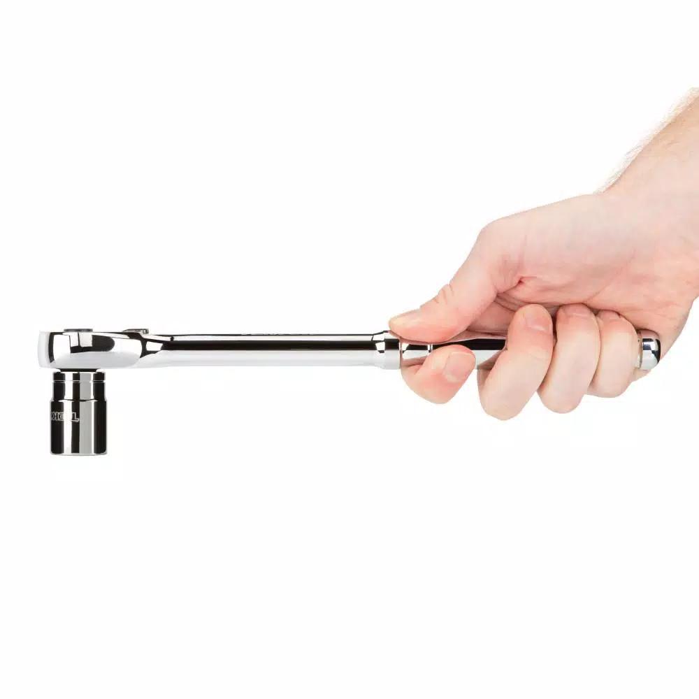 TEKTON 1/2 in. Drive Quick-Release Ratchet Set, 4-Piece, 90-Tooth Flex Head