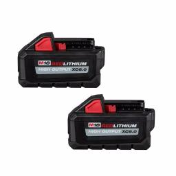 Milwaukee M18 REDLITHIUM HIGH OUTPUT 18V Lithium-Ion Battery Pack Combo Kit (4-Pack: 2x 6.0Ah & 2x 3.0Ah) thumbnail 9