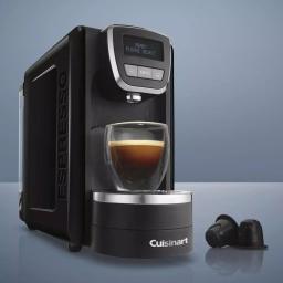 Cuisinart Espresso Defined Black Espresso Machine, 19 Bar Pressure, Nespresso OriginalLine Compatible thumbnail 2