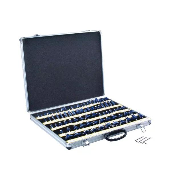 Professional Woodworker 80-Piece Router Bit Set, 1/4 in. Shank, Tungsten Carbide with Aluminum Case