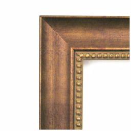 Amanti Art Manhattan 24 in. Square Bronze Wood Framed Beveled Edge Bathroom Vanity Mirror thumbnail 3