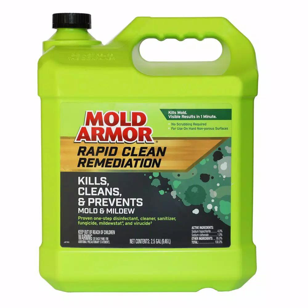 Mold Armor Rapid Clean Remediation Mold Remover & Disinfectant, 2.5 Gallon