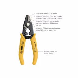 Jonard Tools JIC-375 3-Hole Fiber Optic Stripper, High Carbon Steel thumbnail 4