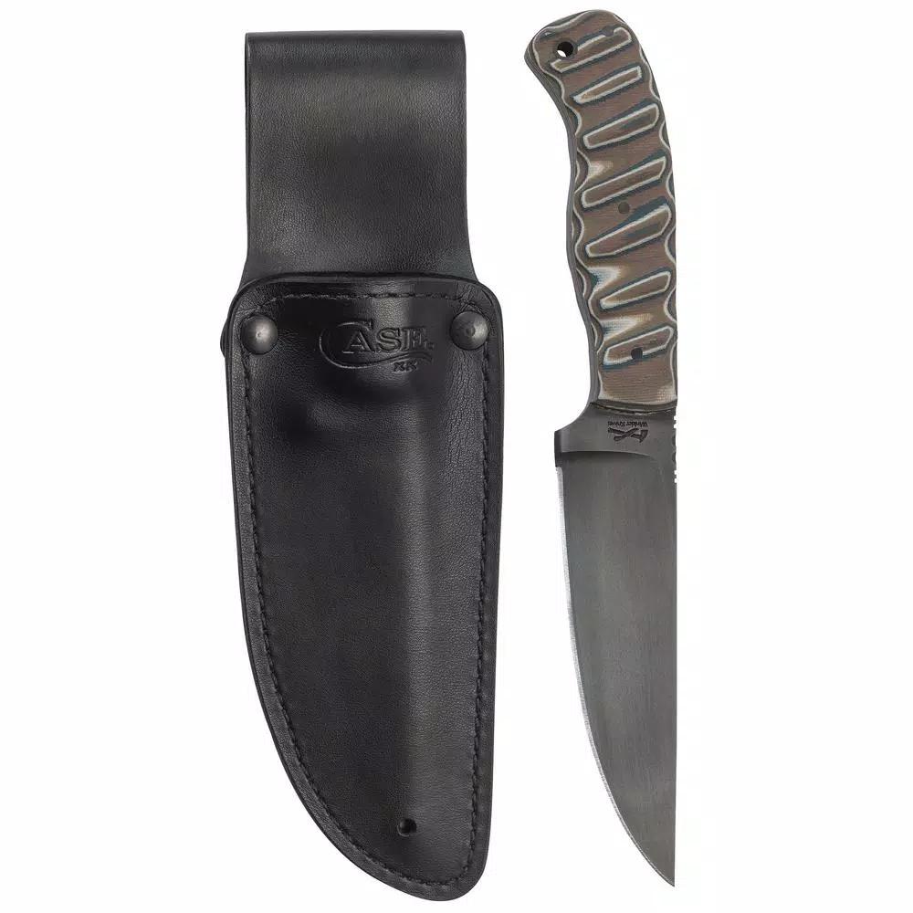W.R. Case and Sons Cutlery Co. Case Winkler Skinner Knife with Multi-Camo G10 Handle, 5.2 in. 80CrV2 Steel Blade