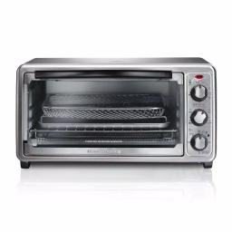 Hamilton Beach Sure-Crisp 1440W 6-Slice Air Fryer Toaster Oven, Stainless Steel thumbnail 1