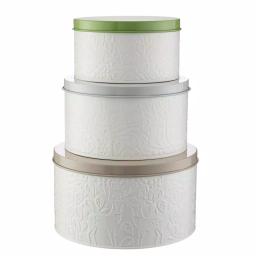 Mason Cash In the Forest Coated-Steel Cake Tin Set with Lids, 3-Piece Nesting Set thumbnail 1