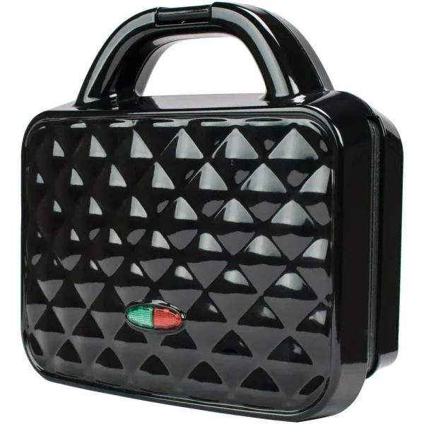 Brentwood Appliances Couture Purse Nonstick Dual Waffle Maker, Black