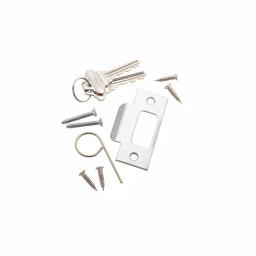 Taco Stainless Steel Cylindrical Entry Knob and Deadbolt Combo, Weiser Keyway, Grade 3 thumbnail 5
