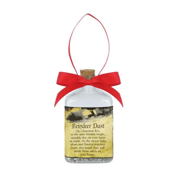 Amscan Christmas Reindeer Dust Ornament with Poem, 2-Pack