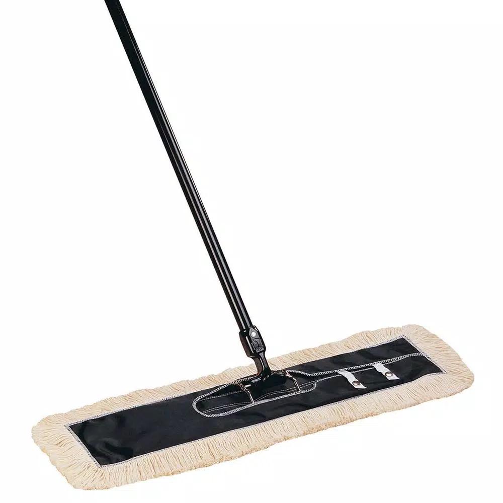 Quickie Professional 24 in. Janitorial Dust Mop with Steel Handle