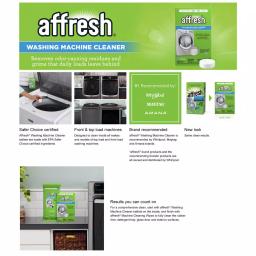 Affresh Washer Cleaner Tablets for HE Washers, 3-Count thumbnail 4