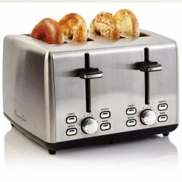 Professional Series 4-Slice Stainless Steel Wide Slot Toaster with Independent Controls thumbnail 3