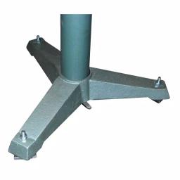 Vestil Adjustable Horizontal Range Roller Stand, 26 in. to 36 in. Pipe Stand with Chrome Rollers thumbnail 2