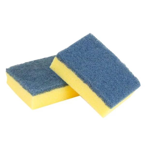 Quickie Scrub and Sponge 2-Pack - Heavy-Duty Cellulose Scouring Pads