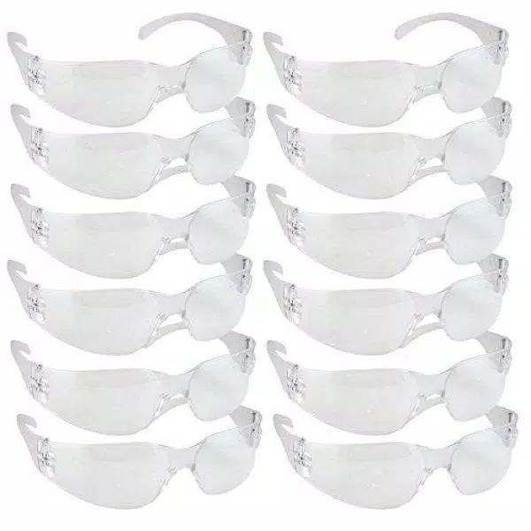 Bison Life Safe Handler Clear Lens Safety Glasses, ANSI Z87.1 Certified, 144 Pairs (12 Boxes)