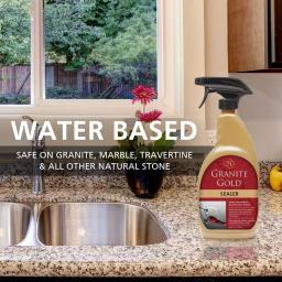 Granite Gold Sealer 2-Pack, 24 oz. Spray Bottles for Natural Stone Protection thumbnail 3