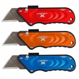 OLYMPIA Tools Turboknife 3-Piece Sliding Utility Knife Set thumbnail 1