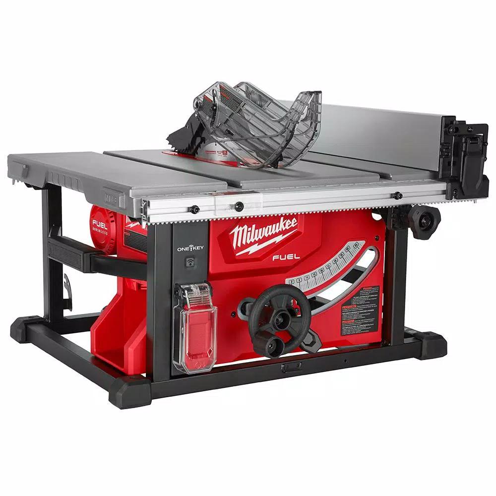 Milwaukee M18 FUEL ONE-KEY 8-1/4 in. Cordless Table Saw with Folding Stand