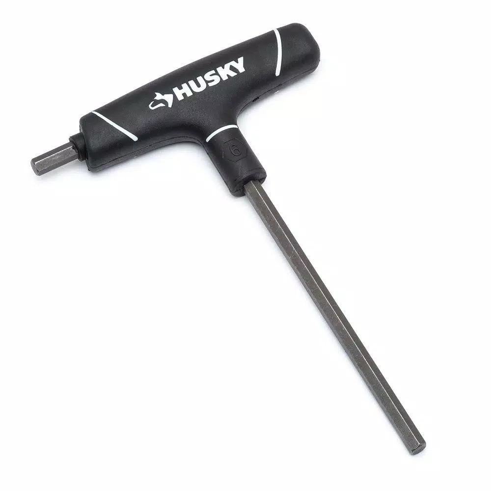 Husky 40-Piece SAE and Metric T-Handle and Long Arm Hex Key Set
