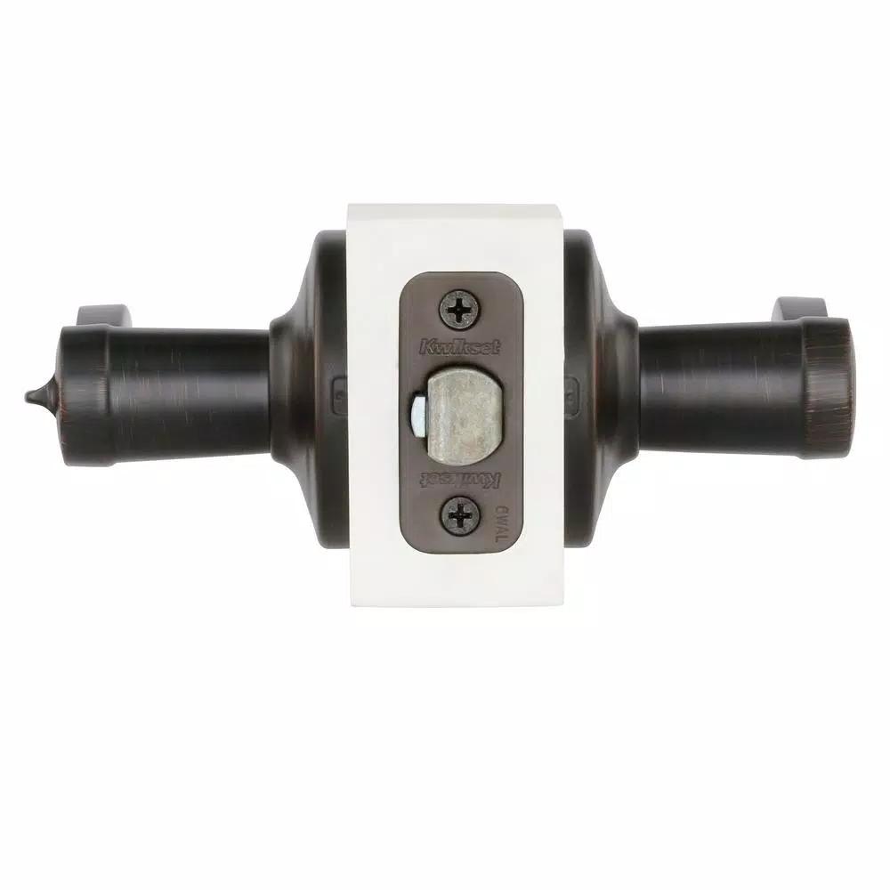 Kwikset Lido Venetian Bronze Exterior Entry Door Lever with SmartKey Security