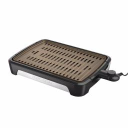 George Foreman Smokeless Indoor Countertop Grill, 172 sq. in. Cooking Surface, Black thumbnail 3