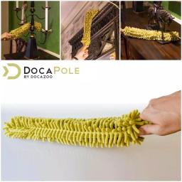 DocaPole 7 ft. to 30 ft. Telescopic Extension Pole with Flexible Microfiber Ceiling Fan Duster Kit thumbnail 4
