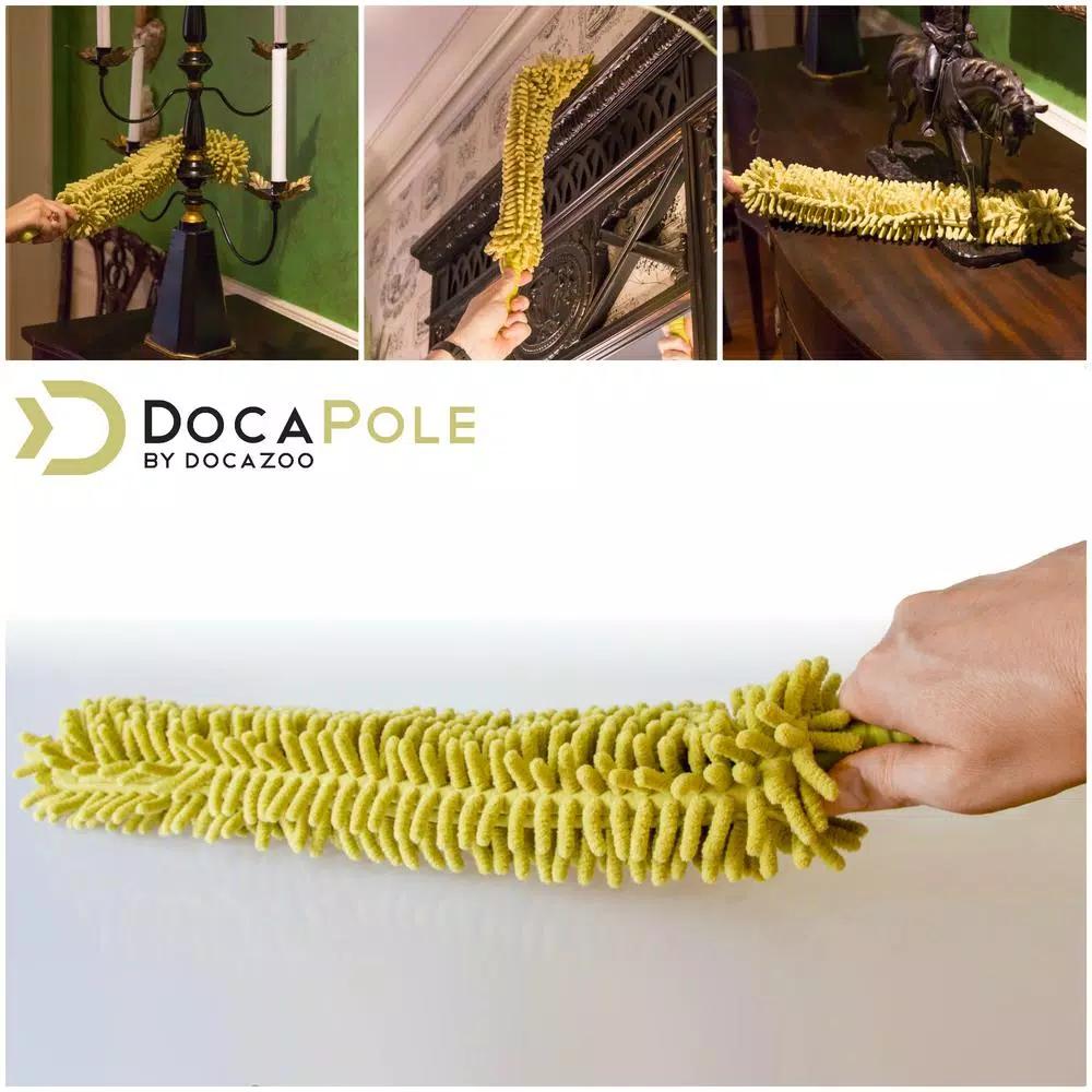 DocaPole 7 ft. to 30 ft. Telescopic Extension Pole with Flexible Microfiber Ceiling Fan Duster Kit