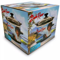 Uncanny Brands Bob Ross Officially Licensed 2 Qt. Slow Cooker, Blue thumbnail 2