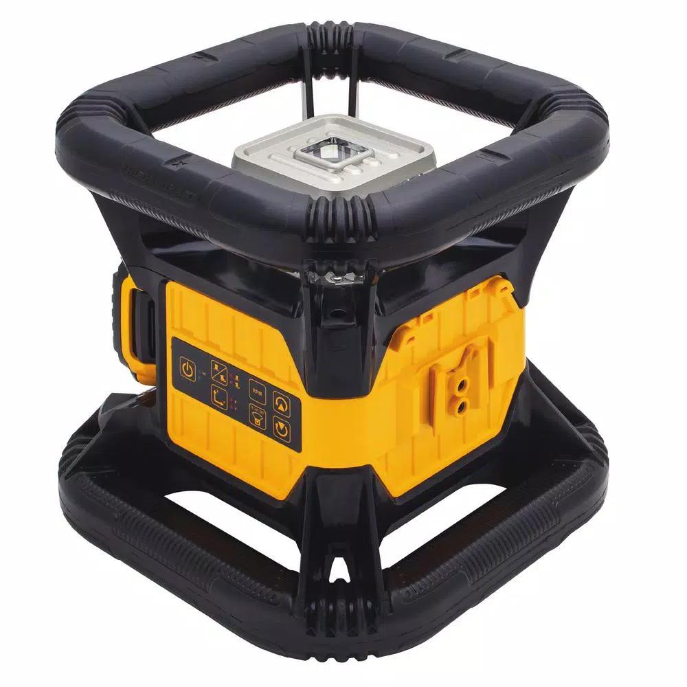 DEWALT 20V MAX Green Beam Self-Leveling Rotary Laser Level Kit with (3) 2Ah Batteries & TSTAK Case
