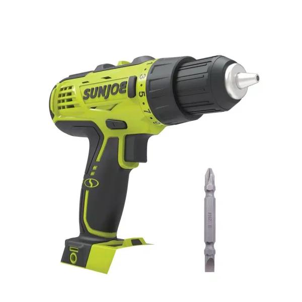 Sun Joe 24V Max Cordless 1/2 in. Drill/Driver (Tool-Only) with Brushless Motor