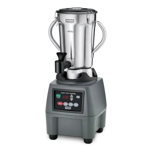 Waring Commercial Waring CB15TSF 128 oz. 3-Speed Stainless Steel Commercial Blender with Spigot
