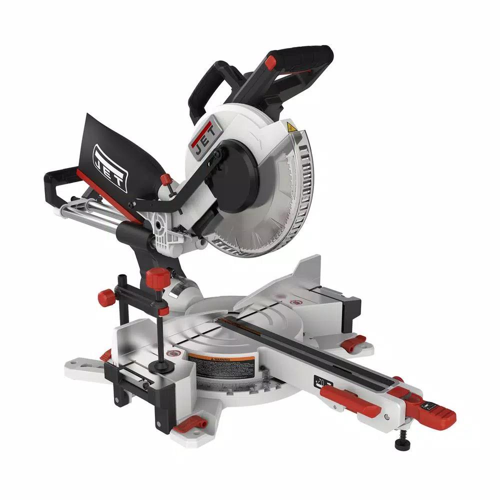 JET 10 in. Sliding Dual Bevel Compound Miter Saw, 15 Amp