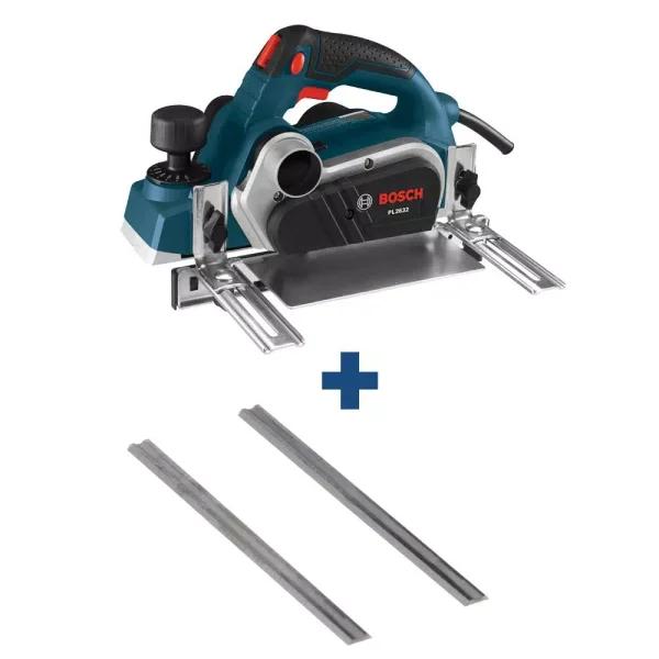 Bosch 3-1/4 in. Corded Planer Kit with Woodrazor Carbide Blades and Carrying Case
